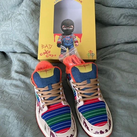 Cold Sins x Travis Scott Chucky the Slayer lows Sneakers - Picture 13 of 13